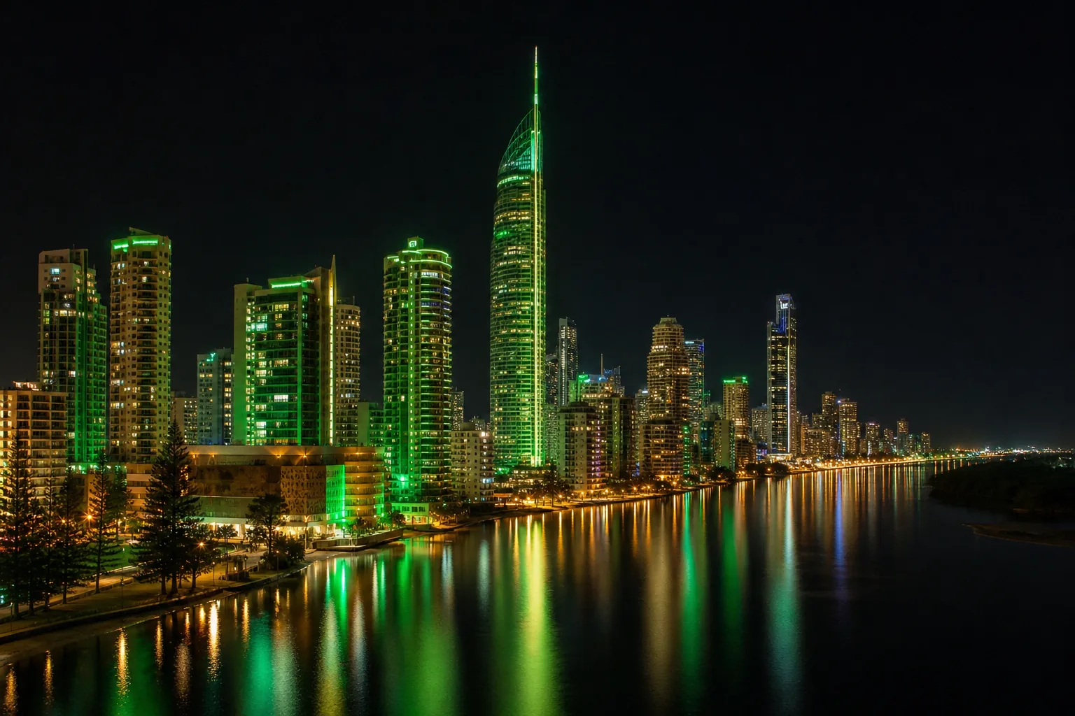 Editorial city guide graphic for Nine Casino readers in Gold Coast, QLD