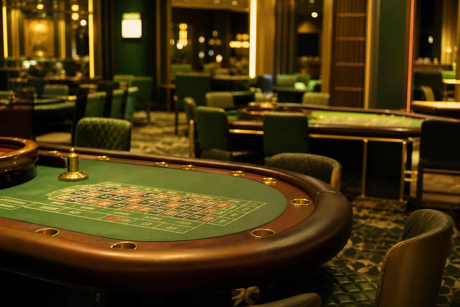 Table and live game categories in an Nine Casino-style lobby
