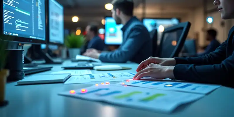 Support escalation desk with issue tracking cards for casino cases