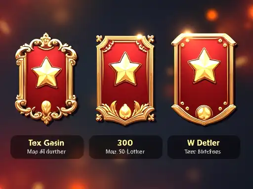 Tiered loyalty dashboard cards with premium online casino mood